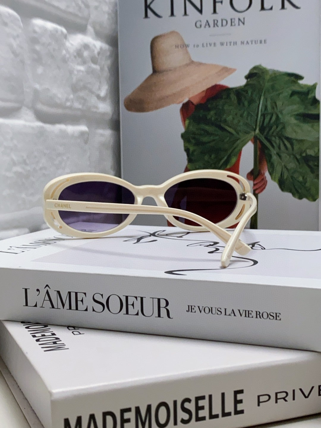 Chanel Cat-Eye Purple Lens Sunglasses for Men & Women - detail image 2