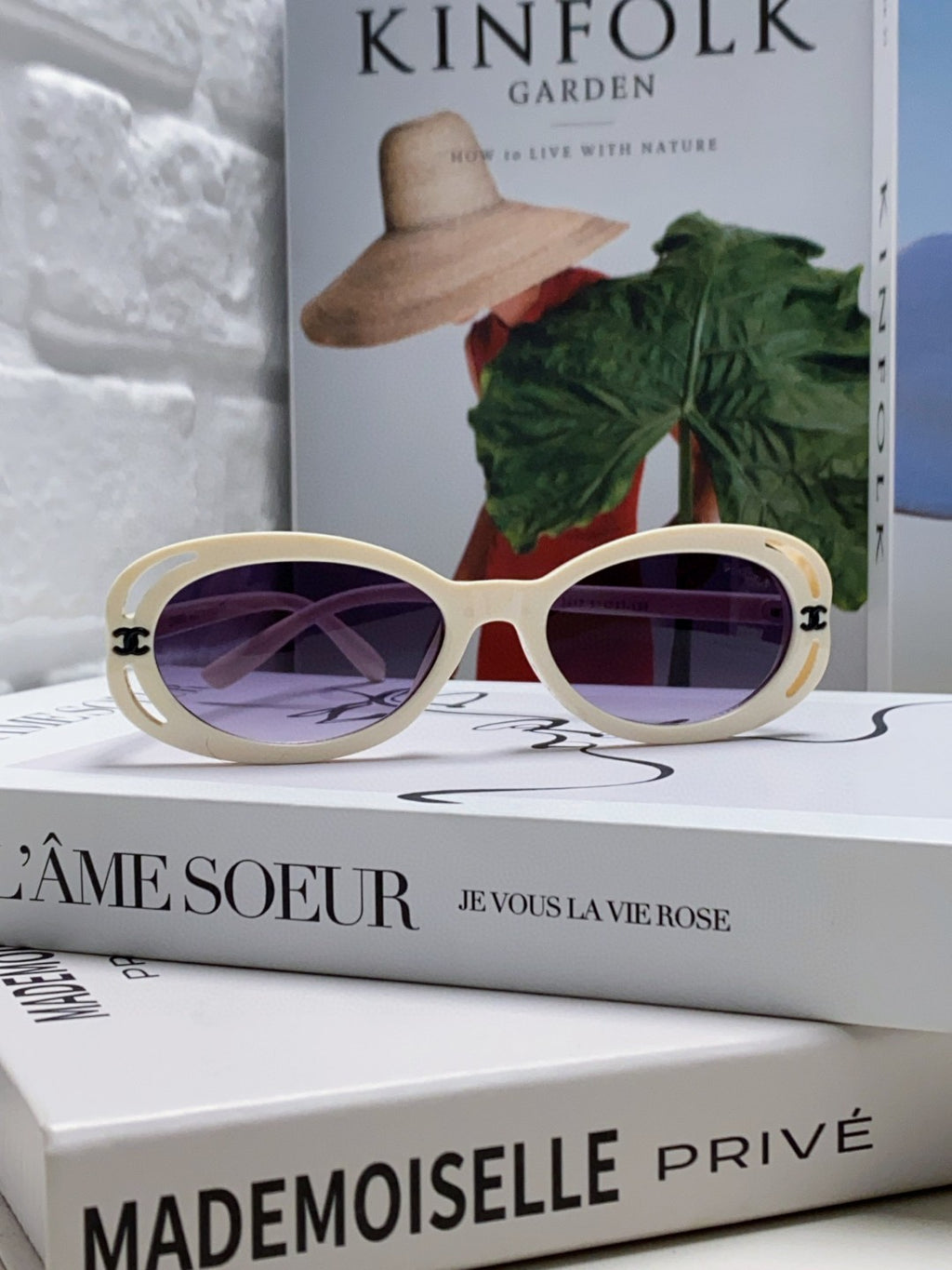 Chanel Cat-Eye Purple Lens Sunglasses for Men & Women