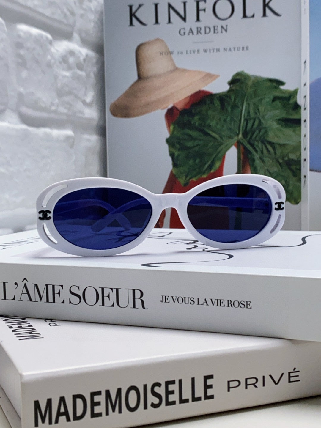 Chanel Cat-Eye Silver Lens Sunglasses for Men & Women - 448924