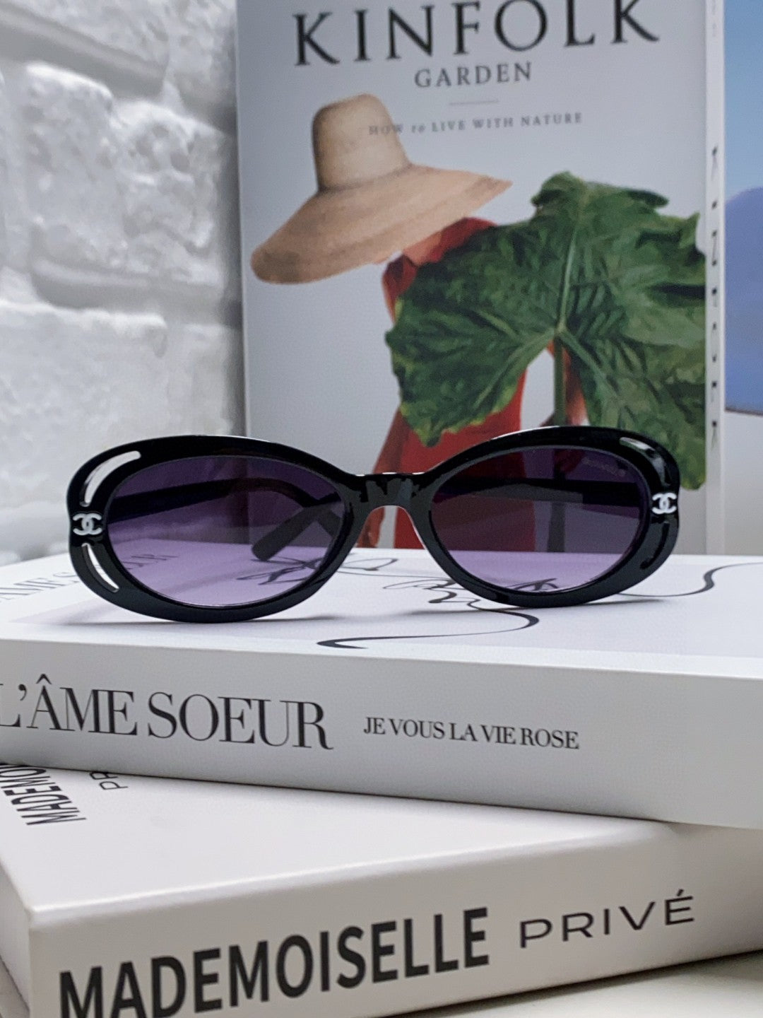 Chanel Cat-Eye Silver Lens Sunglasses for Men & Women - 448925