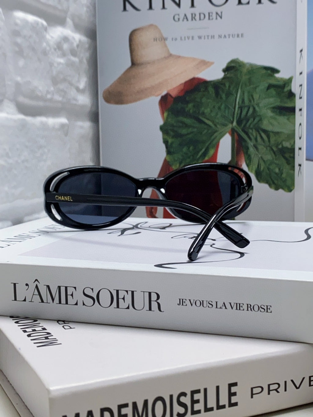 Chanel Cat-Eye Blue Lens Sunglasses for Men & Women - detail image 2
