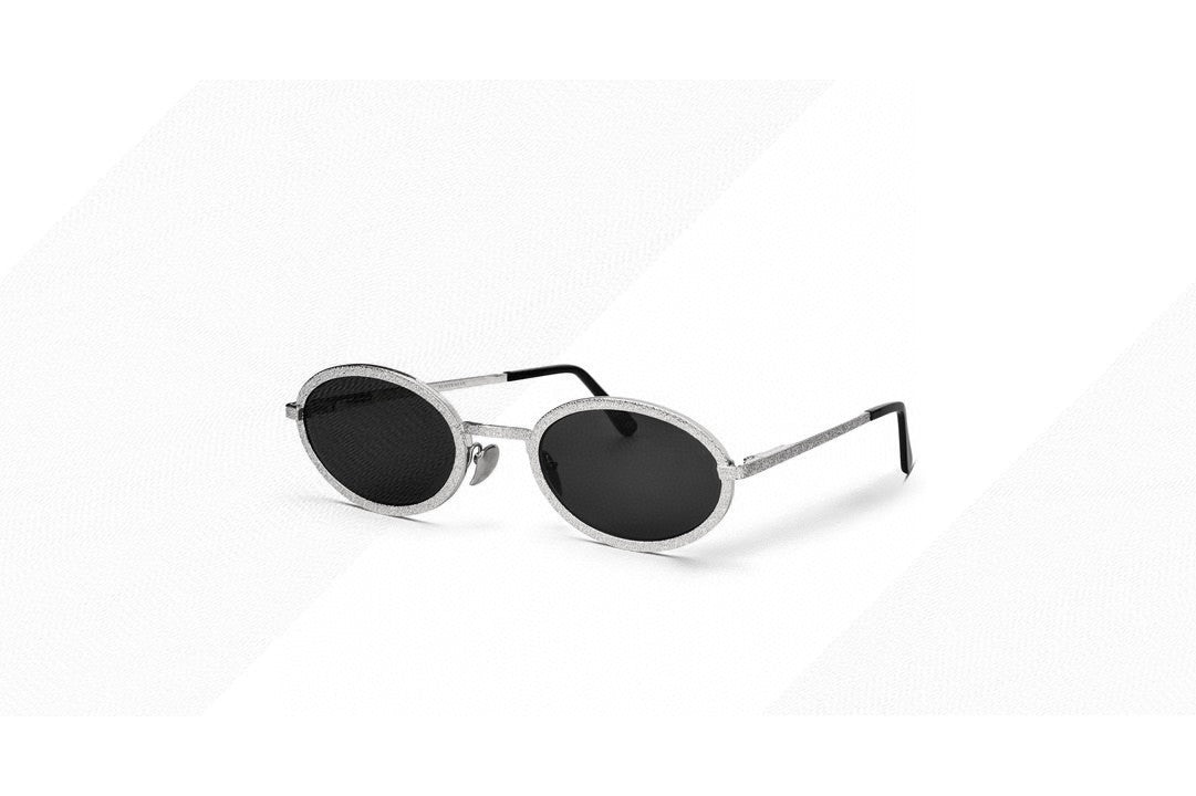 Chanel Metal Oval Black Lens Sunglasses for Women - 448929