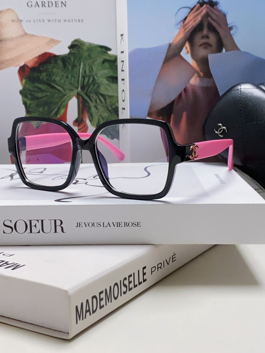 Chanel Fashion Pink Lens Sunglasses for Men & Women - 448932 - detail image 3