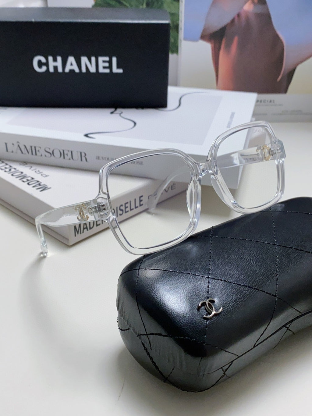 Chanel Fashion Gray Lens Sunglasses for Men & Women - 448933 - detail image 7