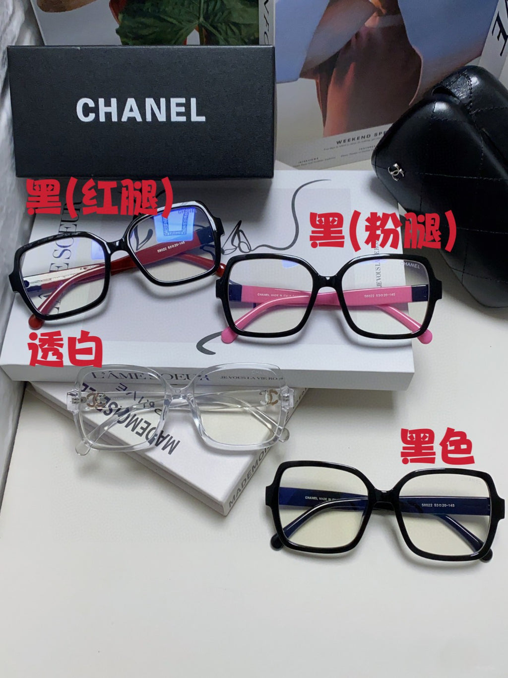 Chanel Fashion Gray Lens Sunglasses for Men & Women - 448933 - detail image 9