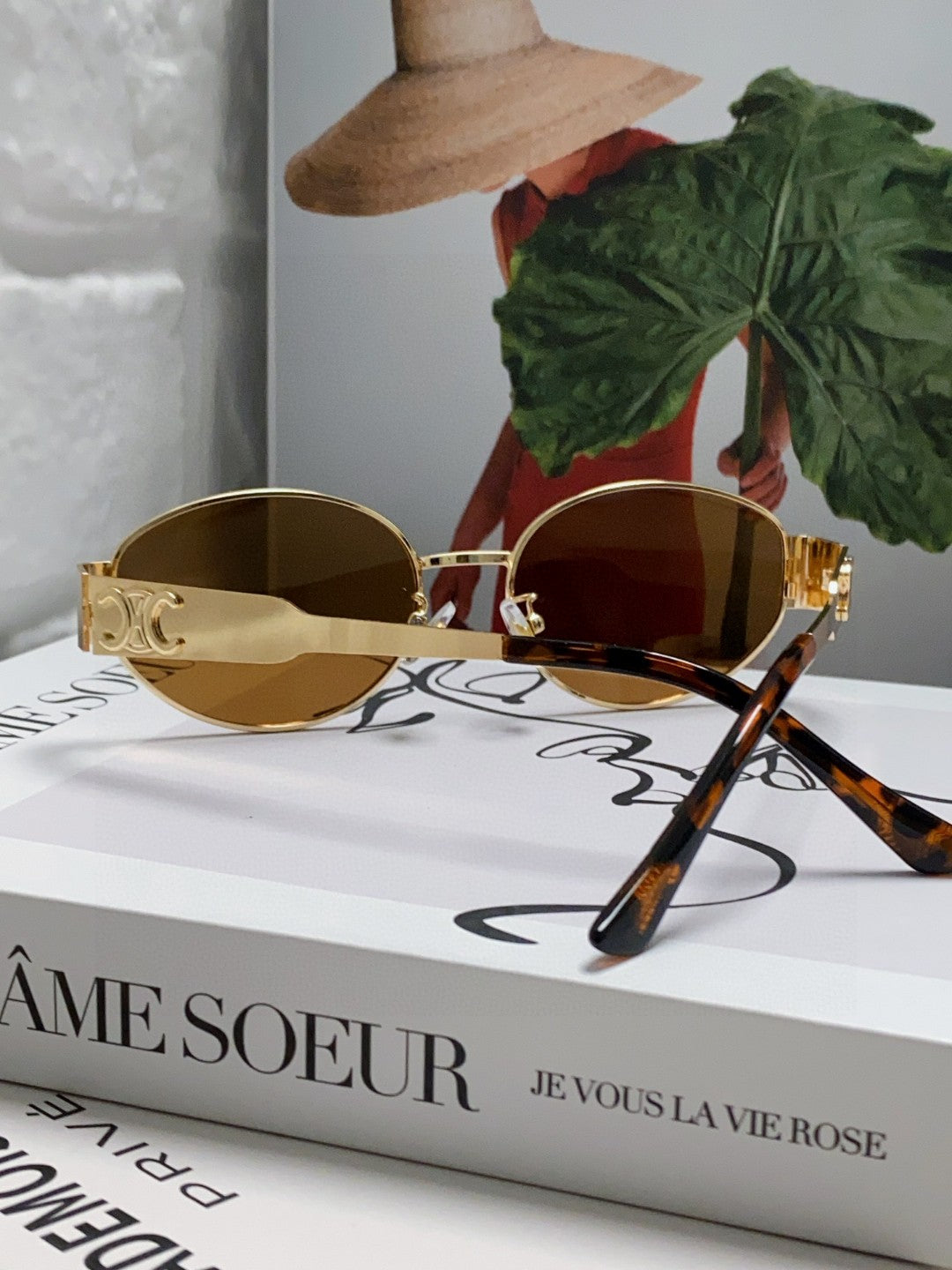 Celine Cat-Eye Brown Lens Sunglasses for Men & Women - 449282 - detail image 2