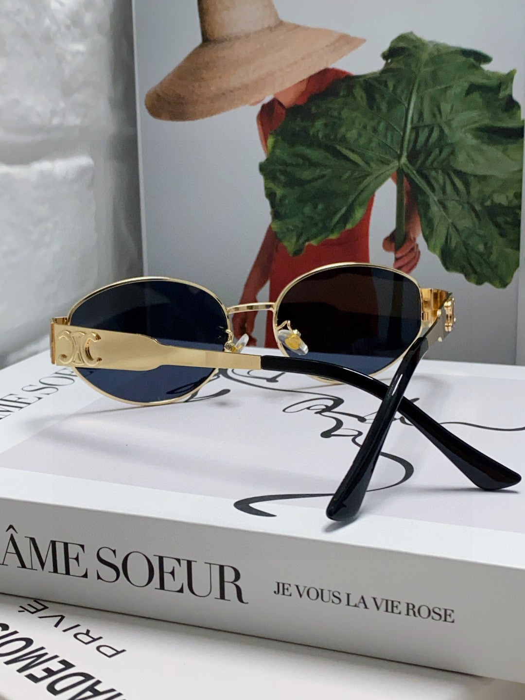 Celine Cat-Eye Red Lens Sunglasses for Men & Women - detail image 2