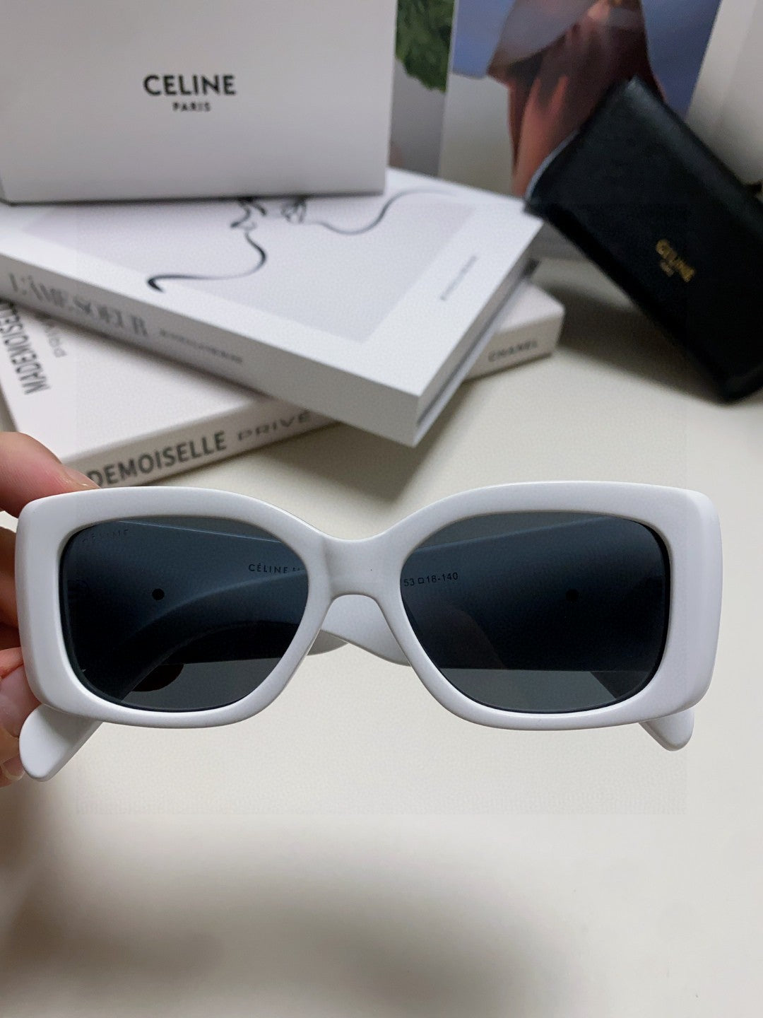 Celine Square Gray Lens Sunglasses for Women - detail image 3