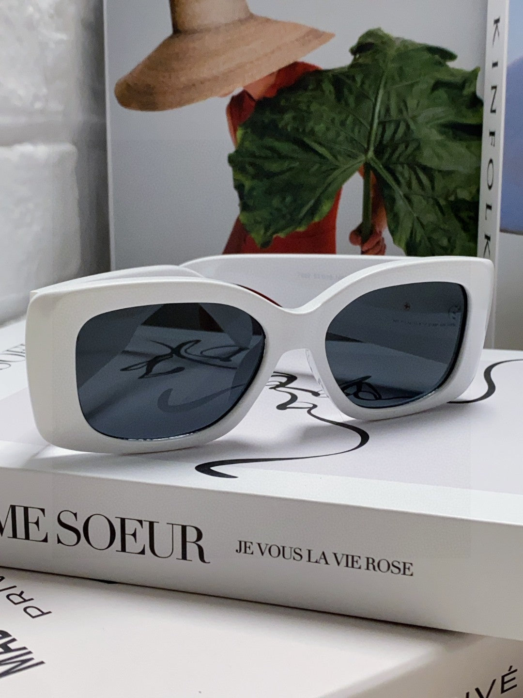 Celine Square Gray Lens Sunglasses for Women
