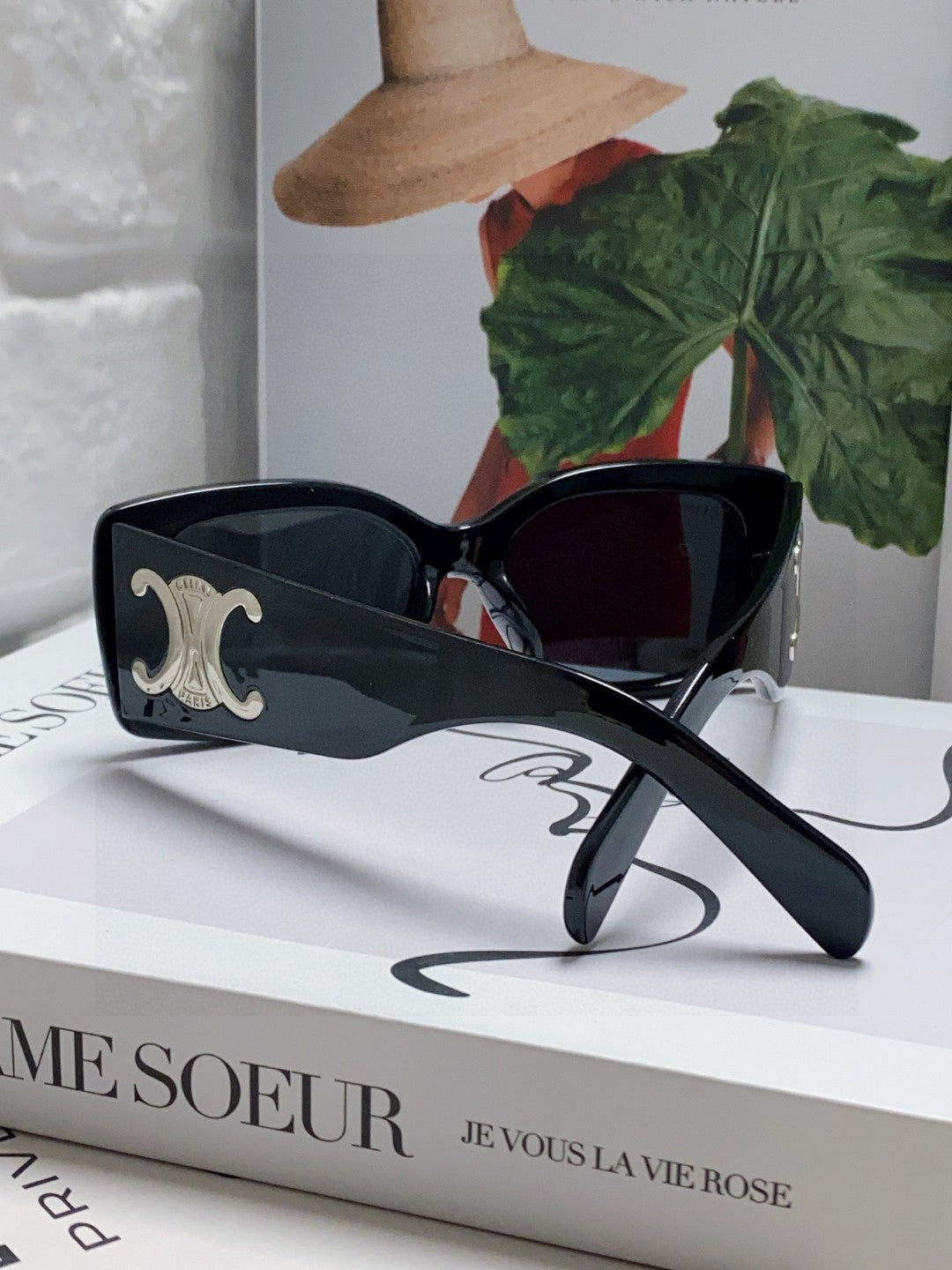 Celine Square Black Lens Sunglasses for Women - 449286 - detail image 2