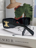 Celine Square Black Lens Sunglasses for Women