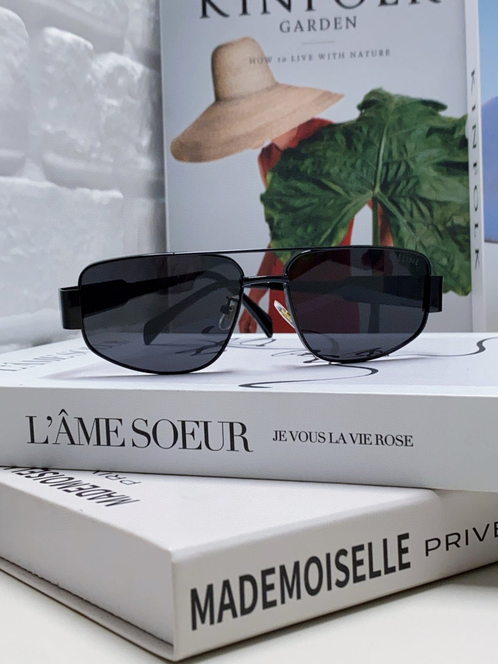 Celine CL40278 Metal Aviator Silver Lens Sunglasses for Men & Women - 465475