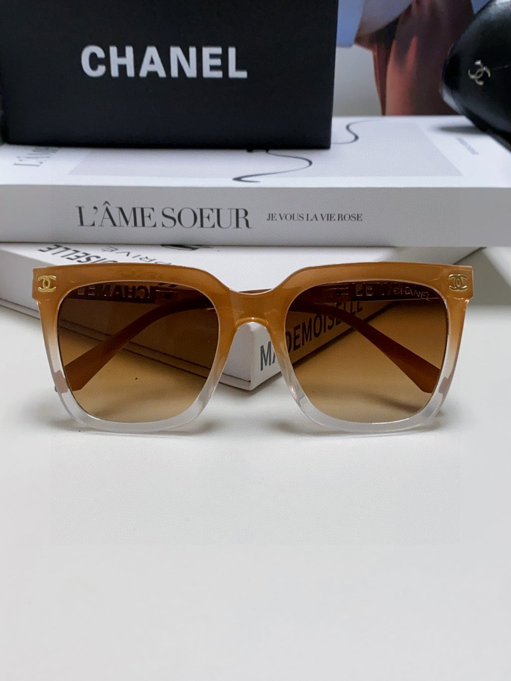 Chanel Square Gray Lens Sunglasses for Men & Women - 465041 - detail image 6