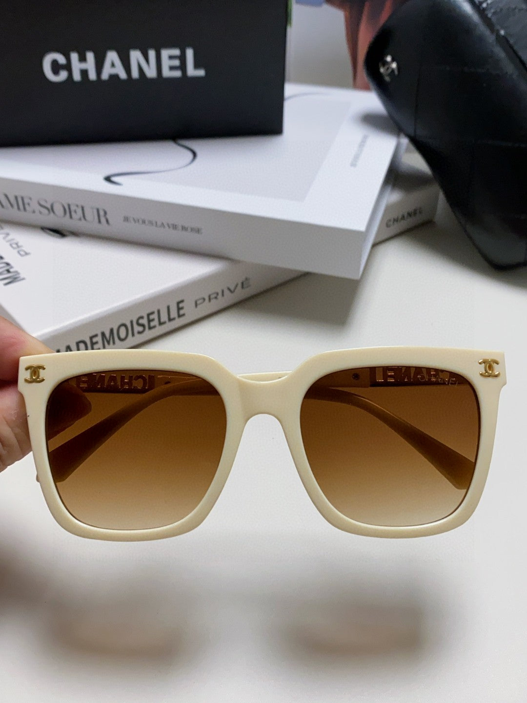 Chanel Square Brown Lens Sunglasses for Men & Women - 465042 - detail image 3