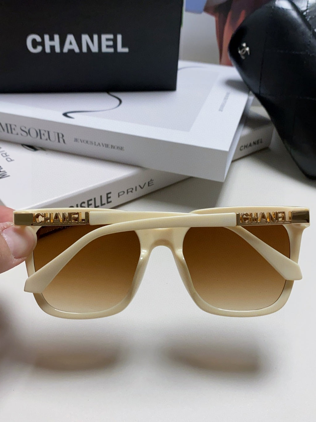 Chanel Square Brown Lens Sunglasses for Men & Women - 465042 - detail image 4
