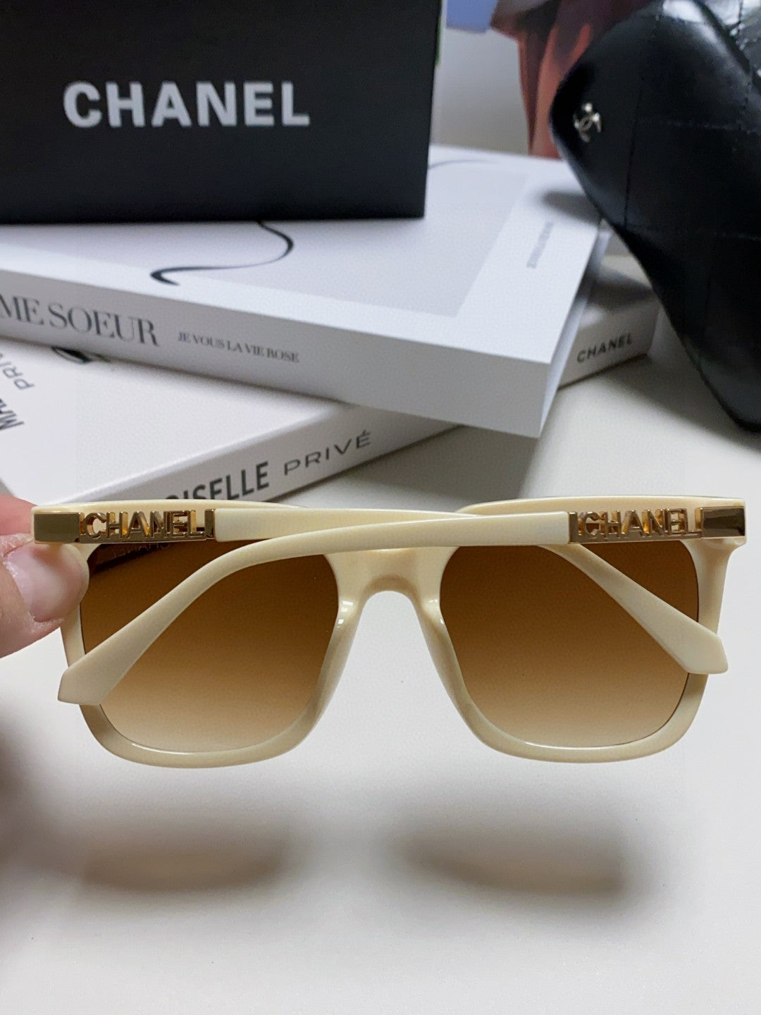 Chanel Square Brown Lens Sunglasses for Men & Women - 465042 - detail image 4