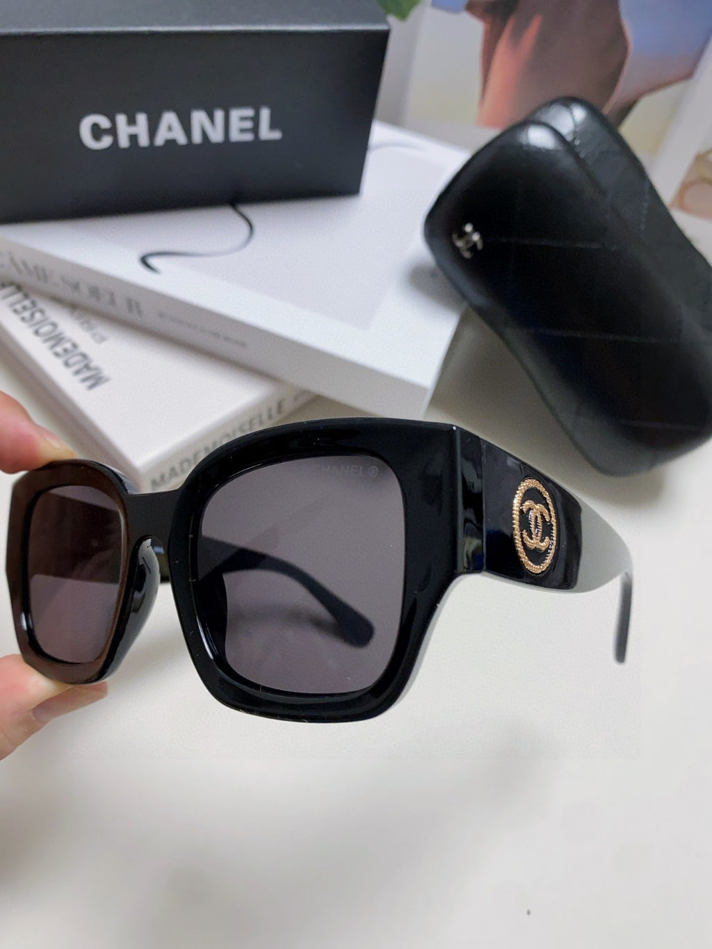 Chanel Fashion Brown Lens Sunglasses for Men & Women - 465046 - detail image 5