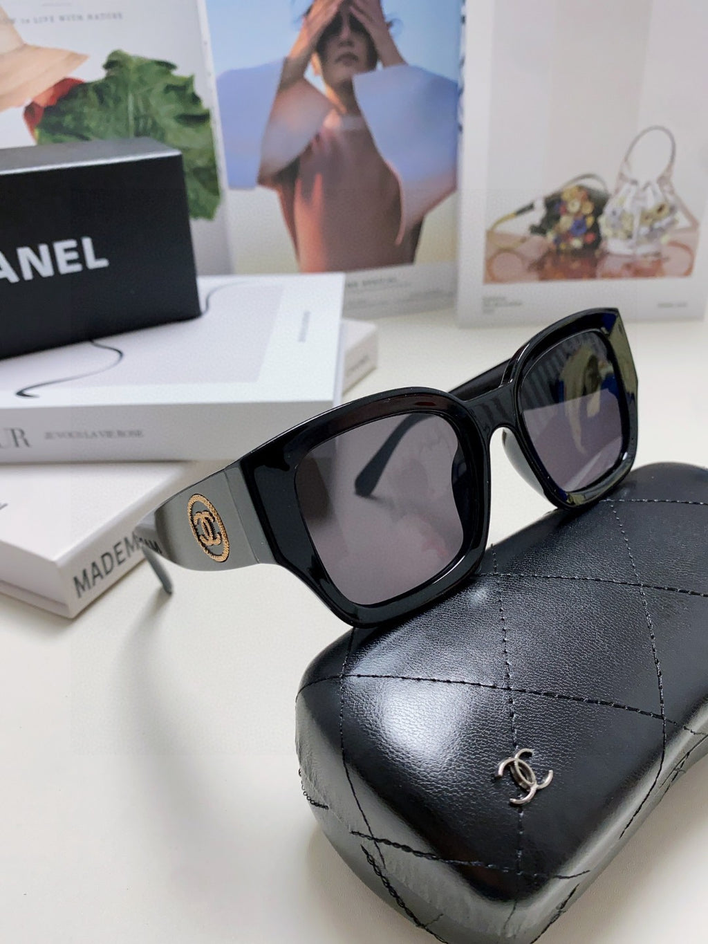 Chanel Fashion Brown Lens Sunglasses for Men & Women - 465046 - detail image 7