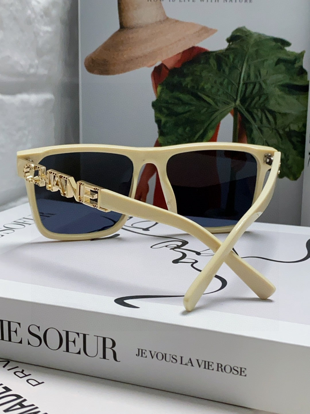 Chanel Polarized Square Black Lens Sunglasses for Women - detail image 2
