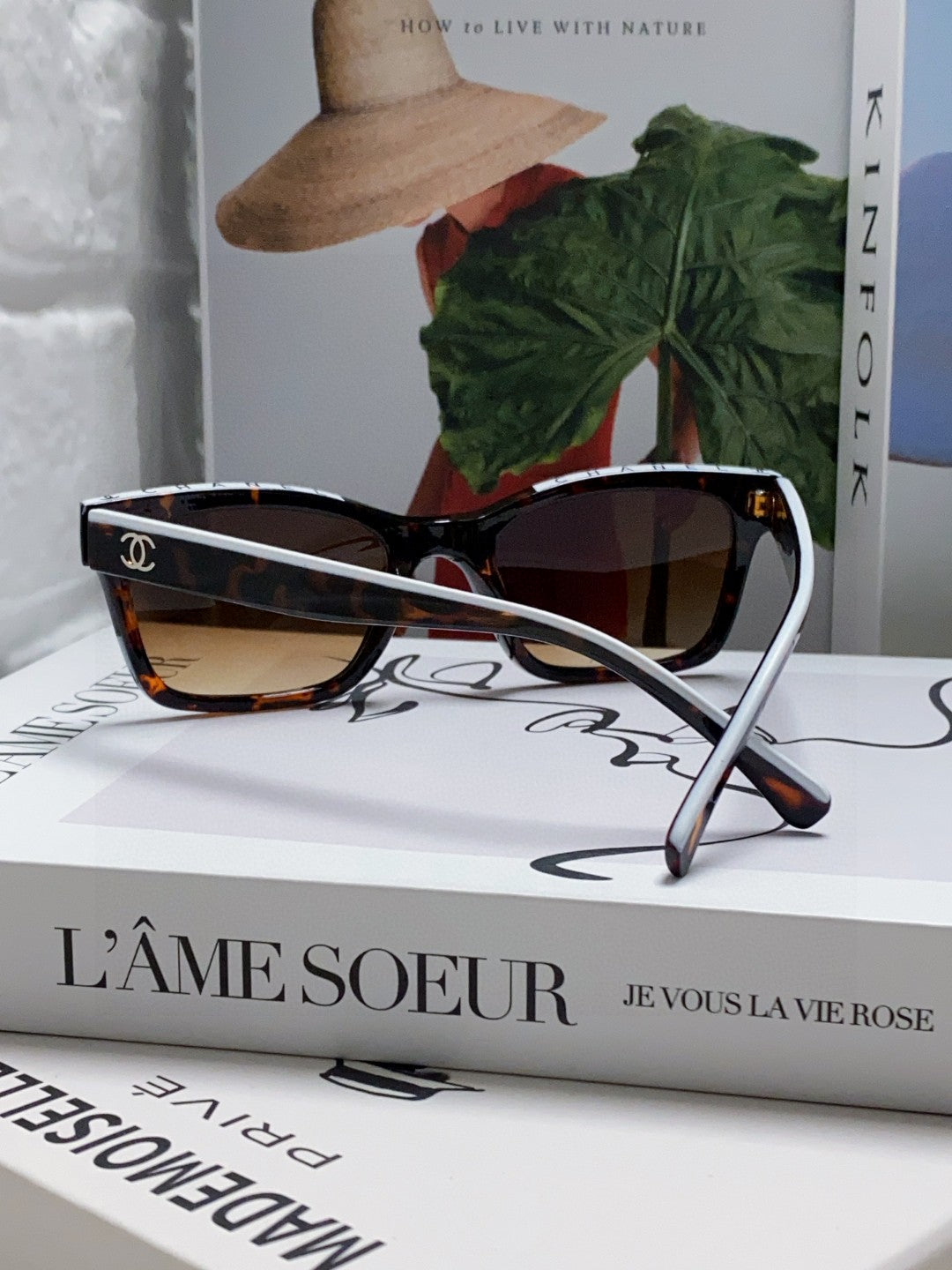 Chanel Square Brown Lens Sunglasses for Women - detail image 2