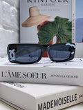 Chanel Rectangular Black Lens Sunglasses for Men & Women