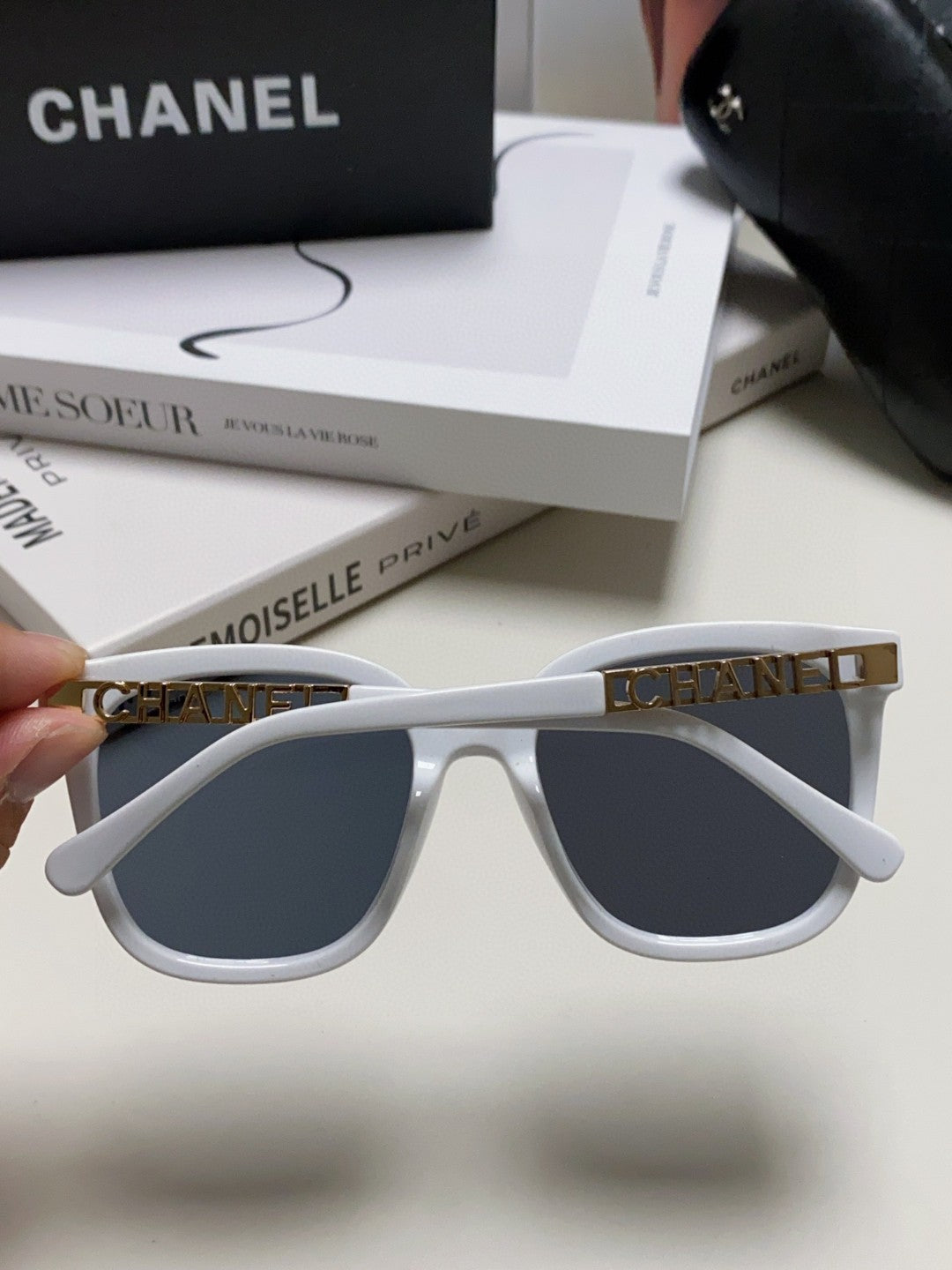Chanel Square Blue Lens Sunglasses for Men & Women - 465060 - detail image 4