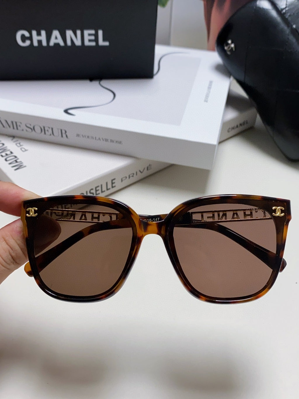 Chanel Square Silver Lens Sunglasses for Men & Women - 465062 - detail image 2