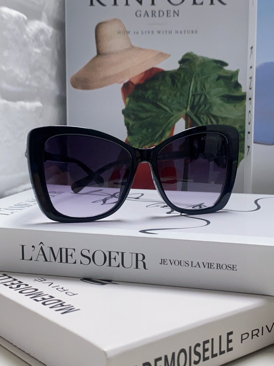 Chanel CH5445H Fashion Brown Lens Sunglasses for Men & Women - detail image 3