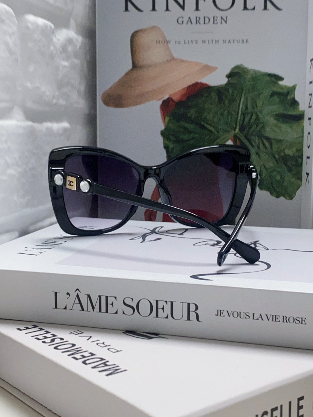 Chanel CH5445H Fashion Brown Lens Sunglasses for Men & Women - detail image 4