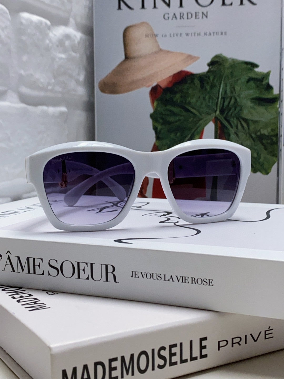 Chanel Folding Fashion Silver Lens Sunglasses for Men & Women