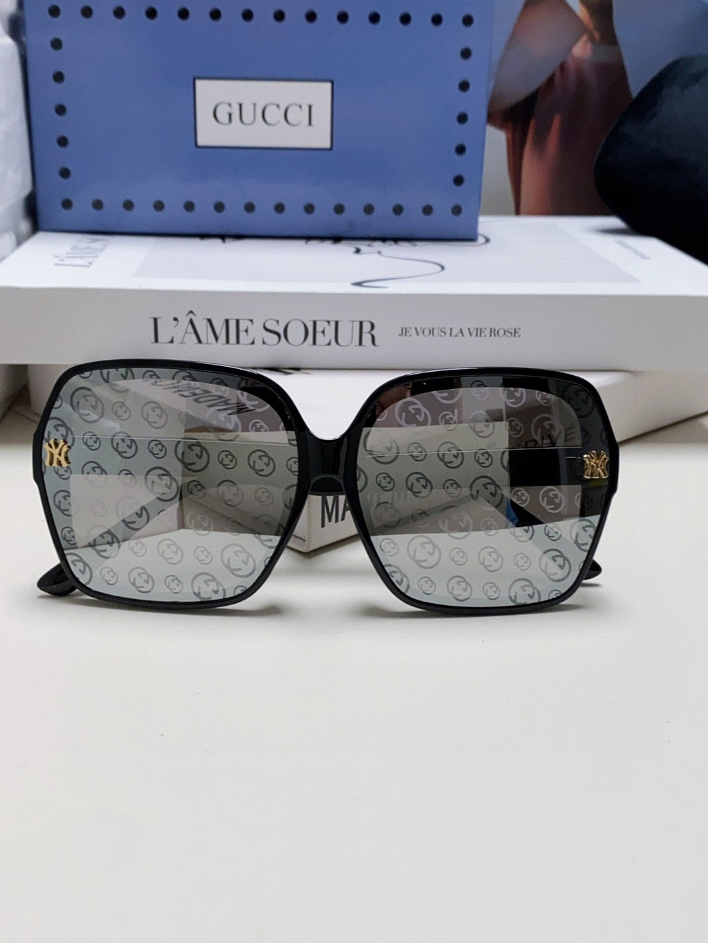 Gucci Polarized Fashion Silver Lens Sunglasses for Men & Women - 464852 - detail image 6