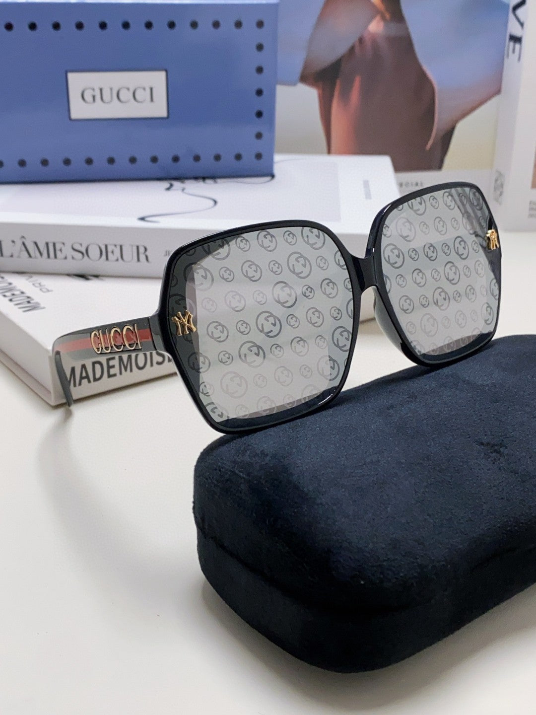Gucci Polarized Fashion Silver Lens Sunglasses for Men & Women - 464852 - detail image 7