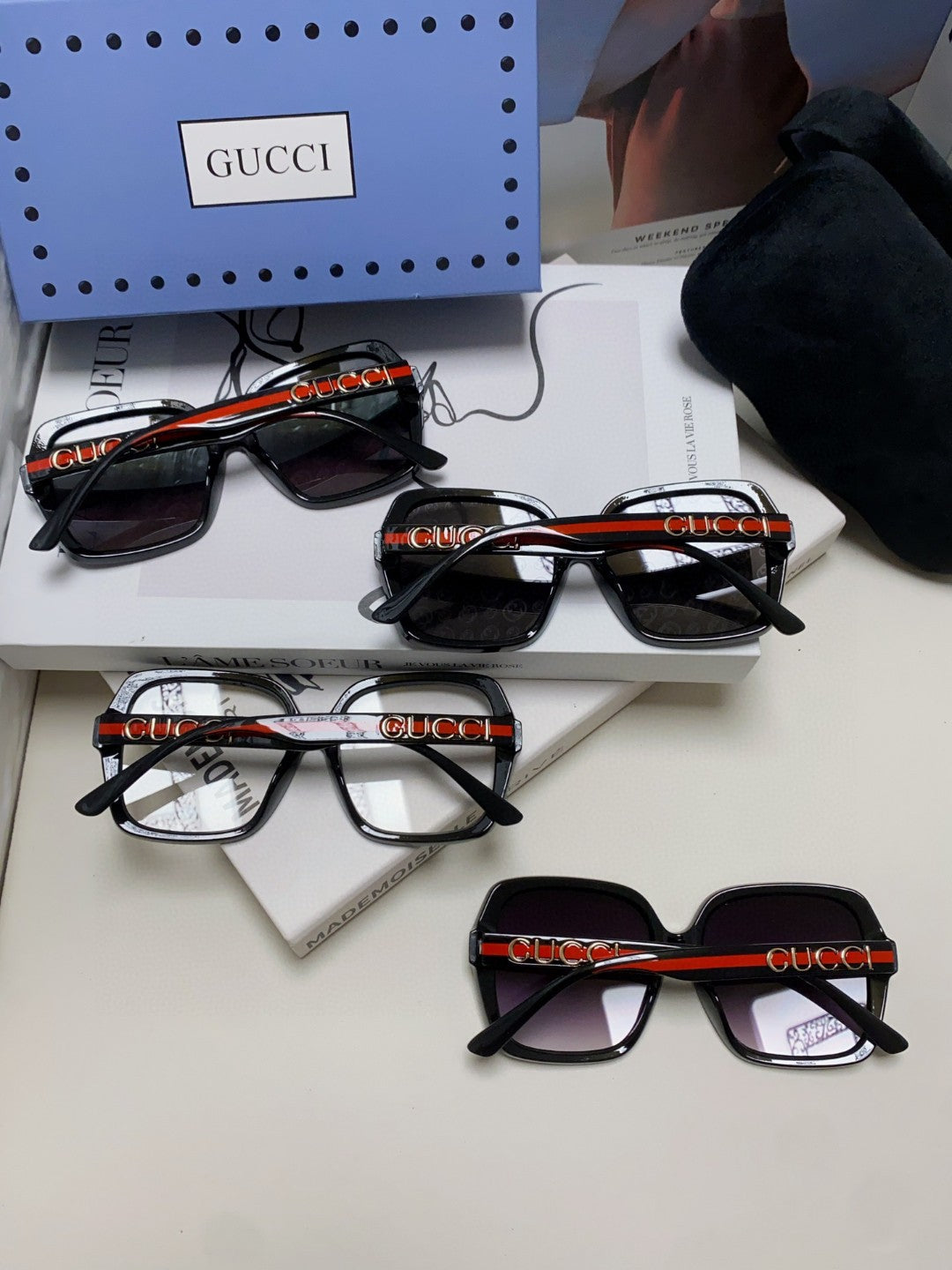 Gucci Polarized Fashion Silver Lens Sunglasses for Men & Women - 464853 - detail image 8