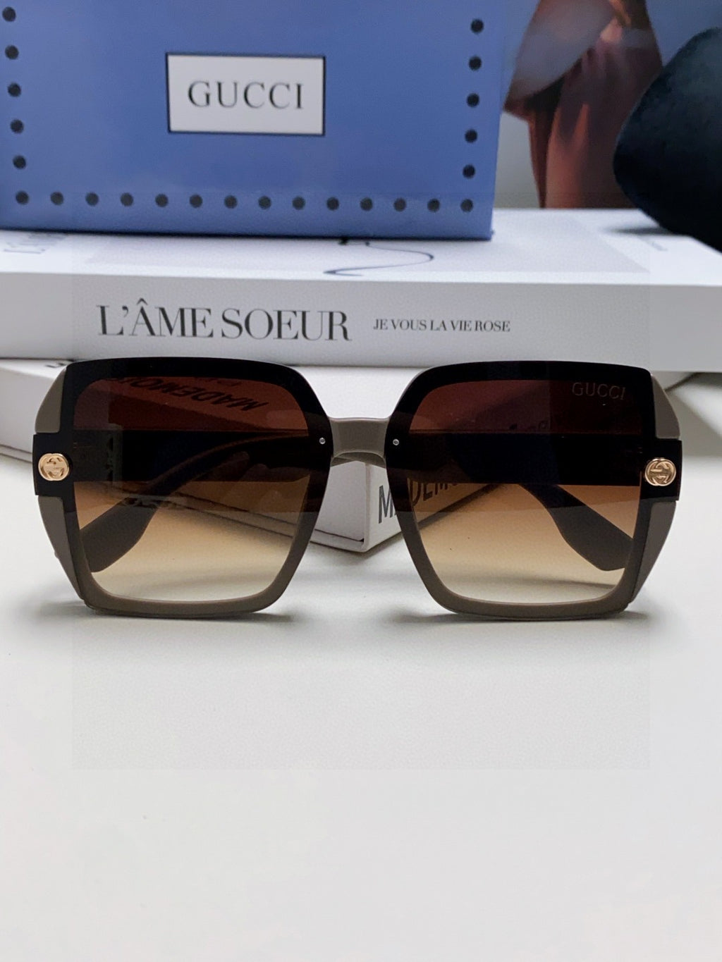 Gucci Polarized Fashion Silver Lens Sunglasses for Men & Women - 464848 - detail image 6