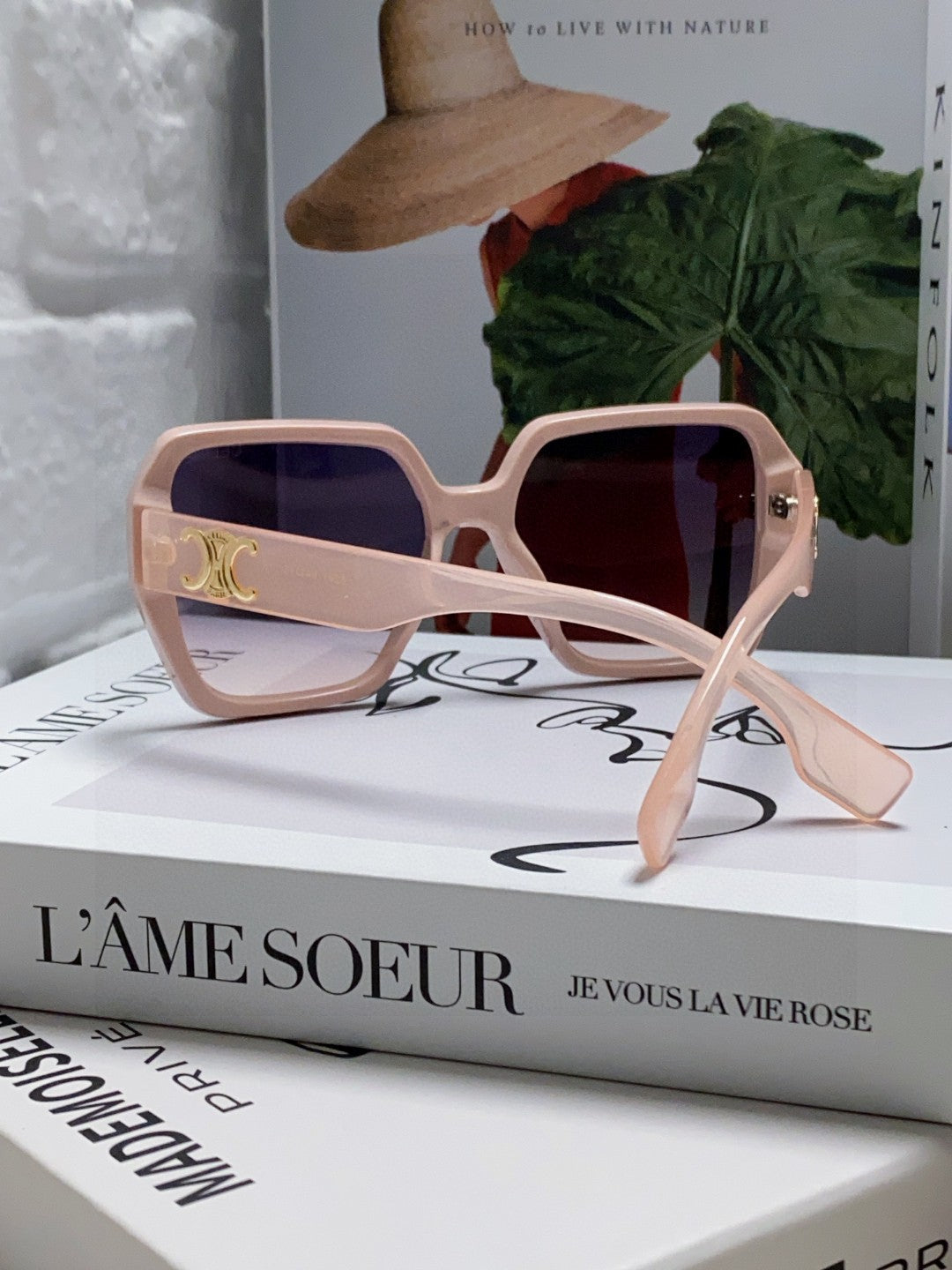 Celine Square Purple Lens Sunglasses for Men & Women - detail image 2