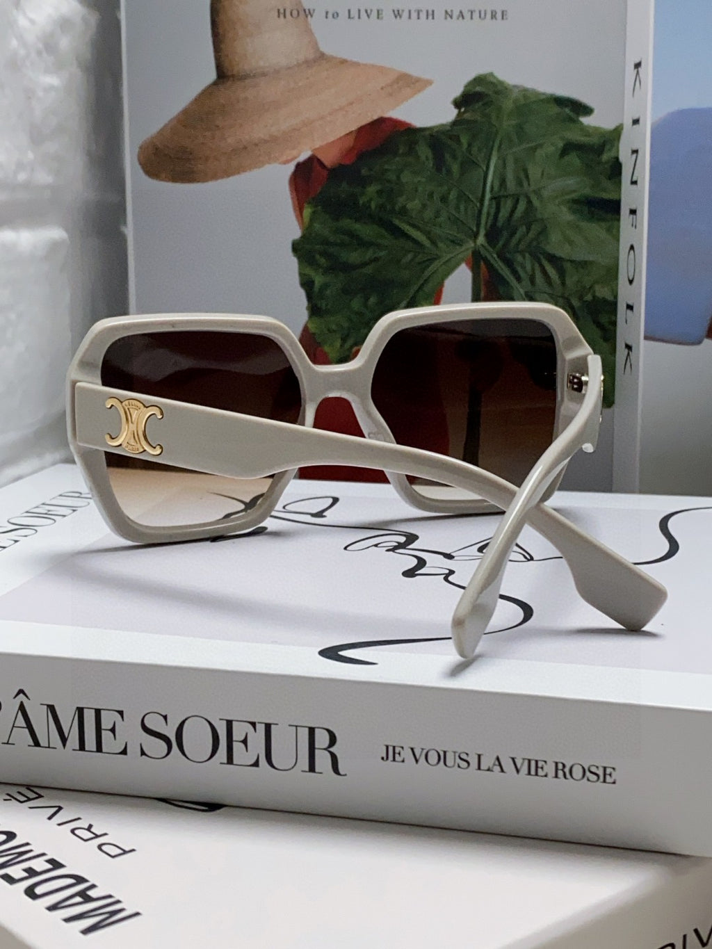Celine Square Red Lens Sunglasses for Men & Women - 486936 - detail image 2