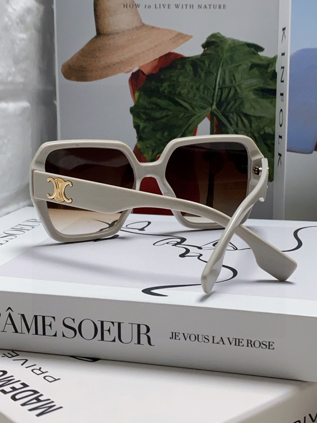 Celine Square Red Lens Sunglasses for Men & Women - 415650 - detail image 2