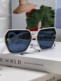 Celine Square Black Lens Sunglasses for Men & Women - 486937