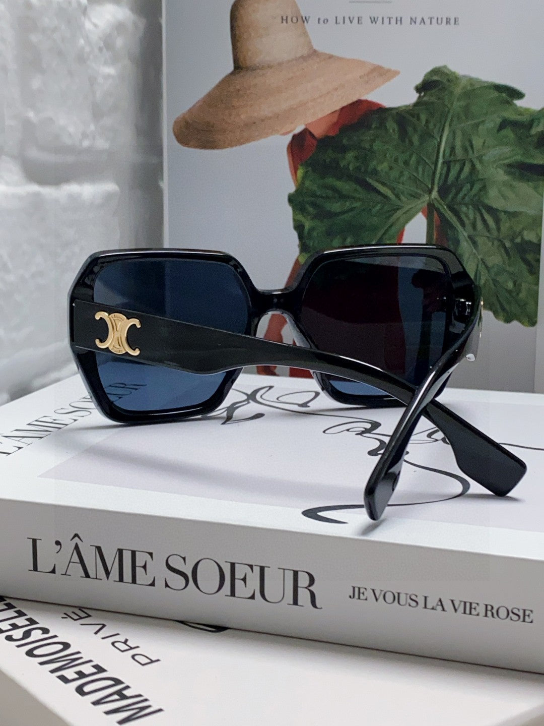 Celine Square Gold Lens Sunglasses for Men & Women - detail image 2