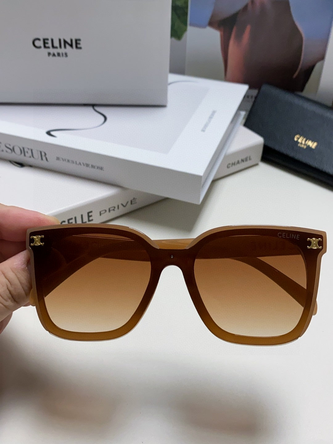 Celine Fashion Brown Lens Sunglasses for Men & Women - 486939 - detail image 3