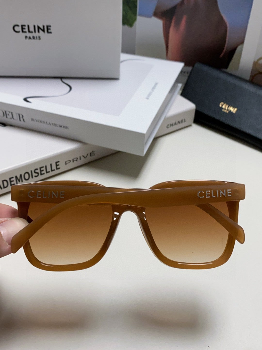 Celine Fashion Brown Lens Sunglasses for Men & Women - 486939 - detail image 4