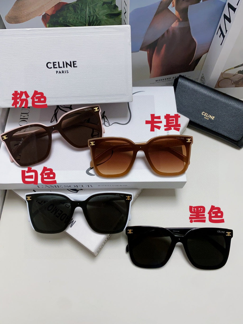 Celine Fashion Brown Lens Sunglasses for Men & Women - 486939 - detail image 9