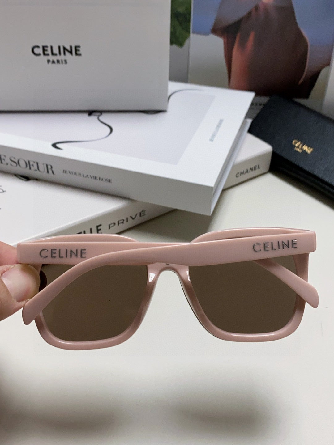 Celine Fashion Gray Lens Sunglasses for Men & Women - 415646 - detail image 4