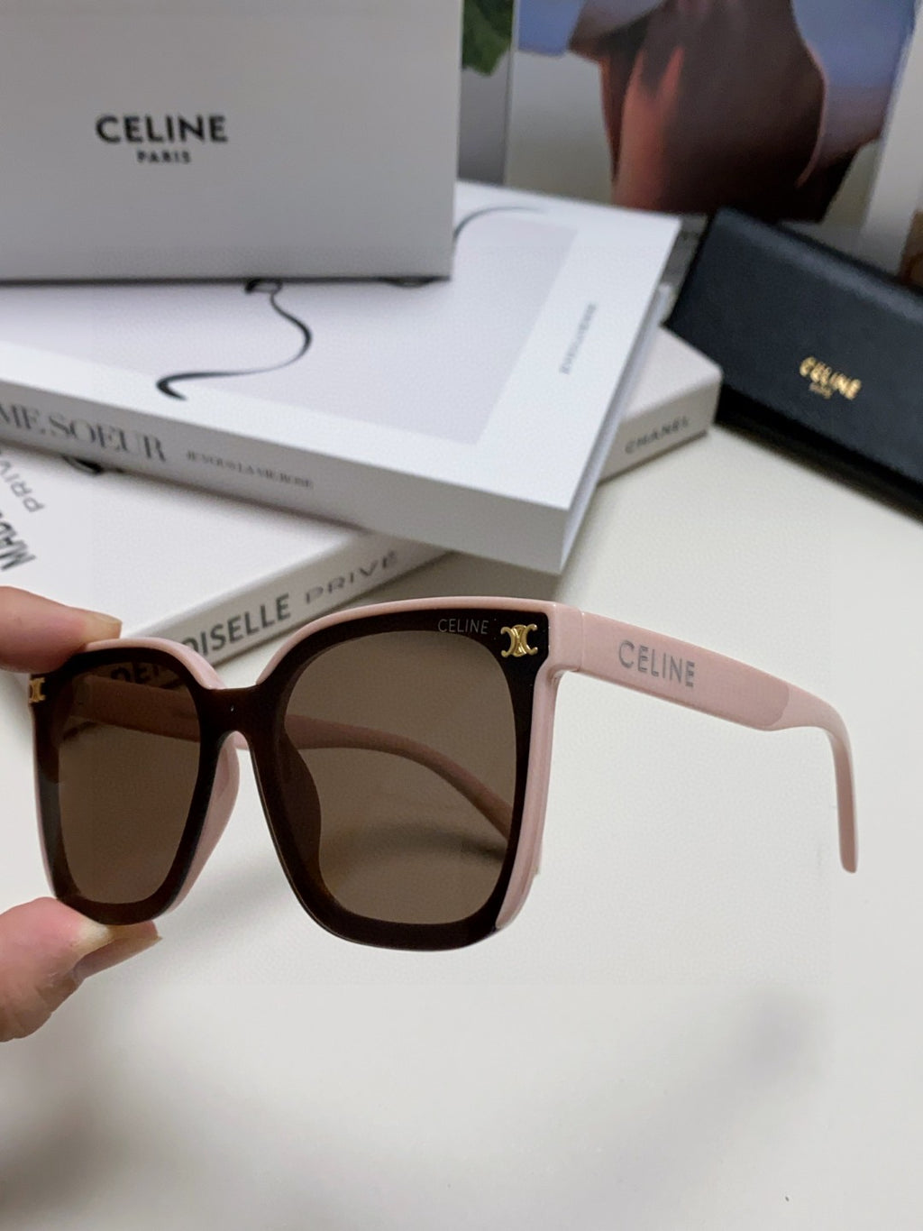 Celine Fashion Gray Lens Sunglasses for Men & Women - 486940 - detail image 5