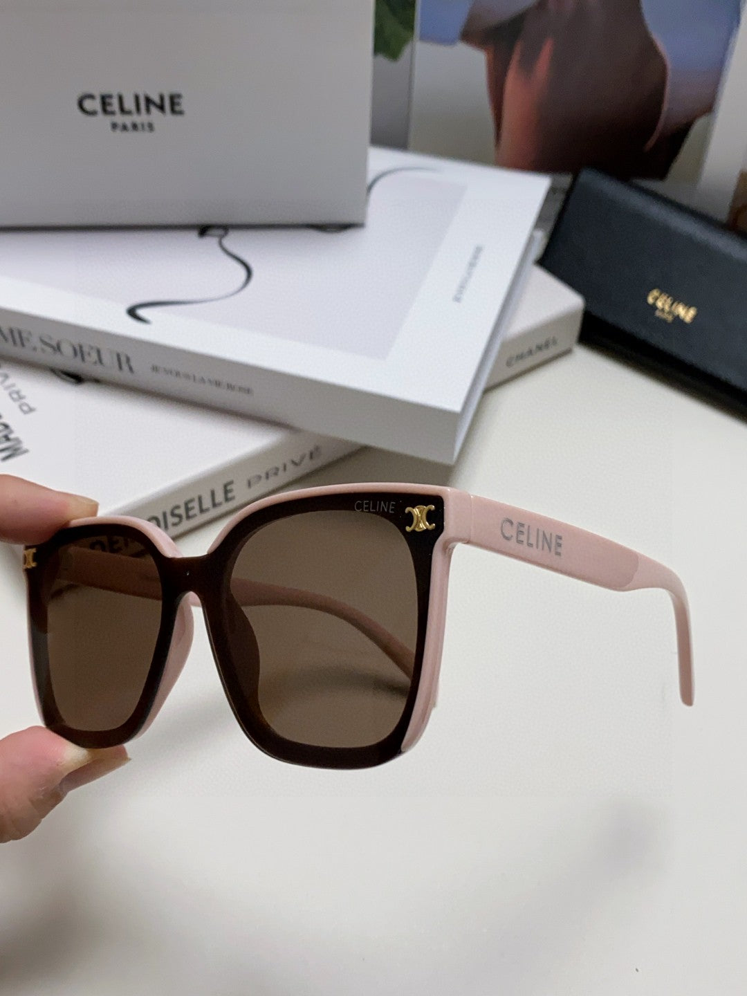 Celine Fashion Gray Lens Sunglasses for Men & Women - 486940 - detail image 5