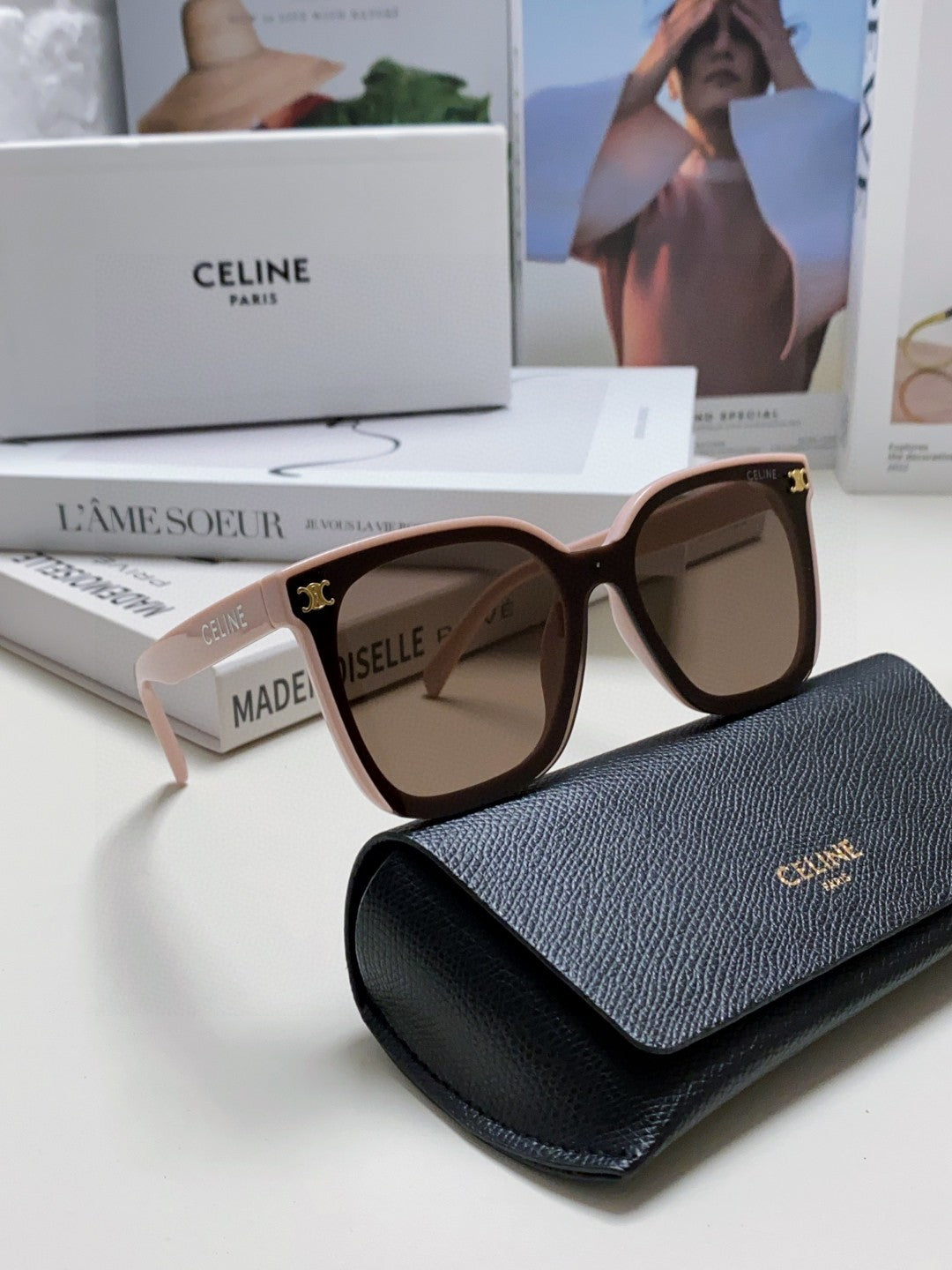 Celine Fashion Gray Lens Sunglasses for Men & Women - 486940 - detail image 7
