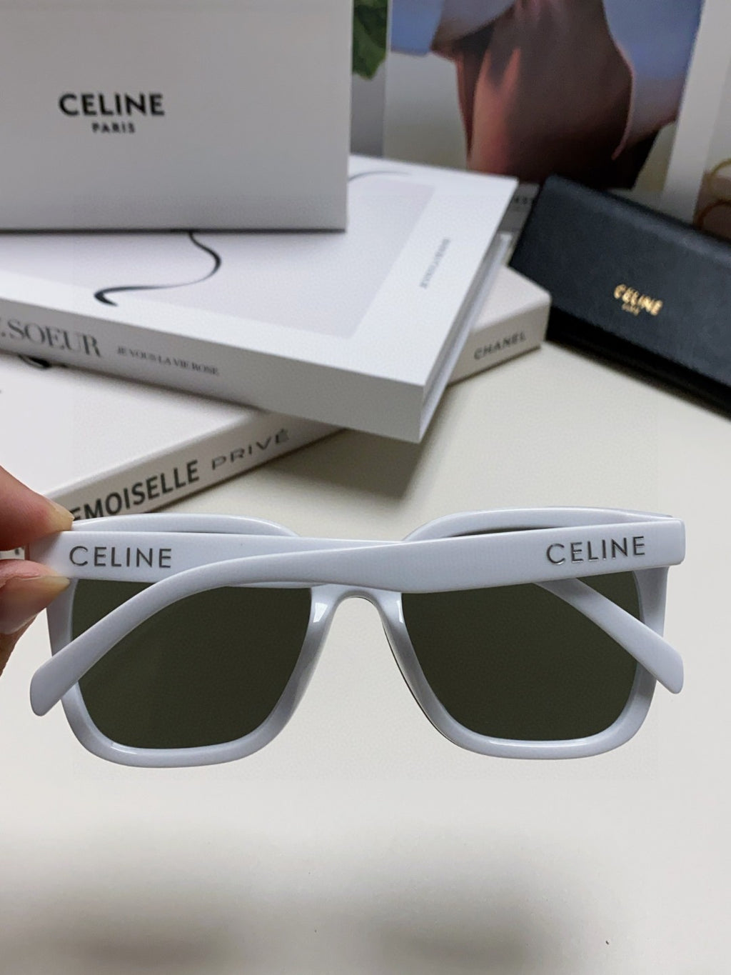Celine Fashion Gray Lens Sunglasses for Men & Women - 415647 - detail image 4