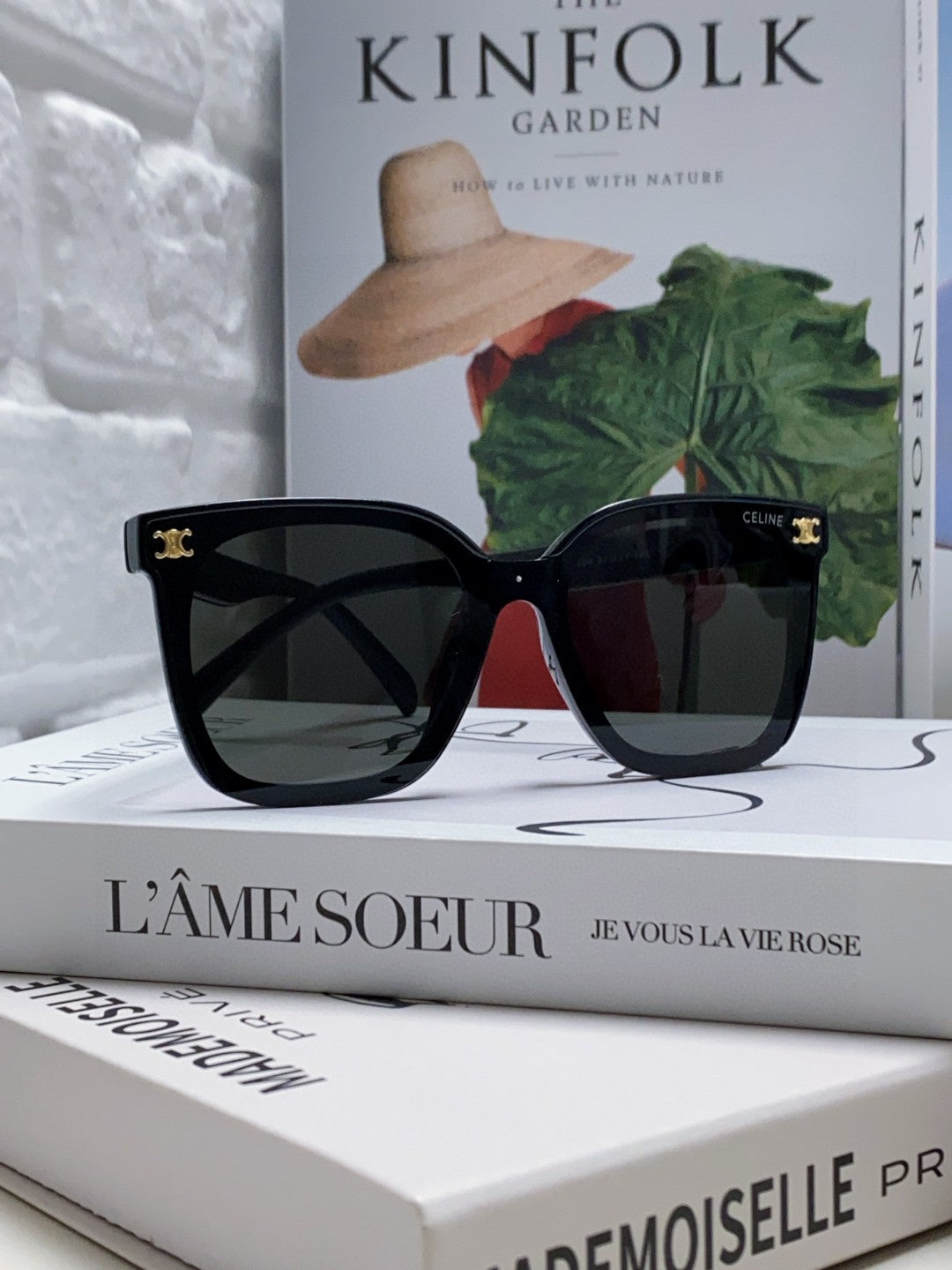 Celine Fashion Black Lens Sunglasses for Men & Women - 486942