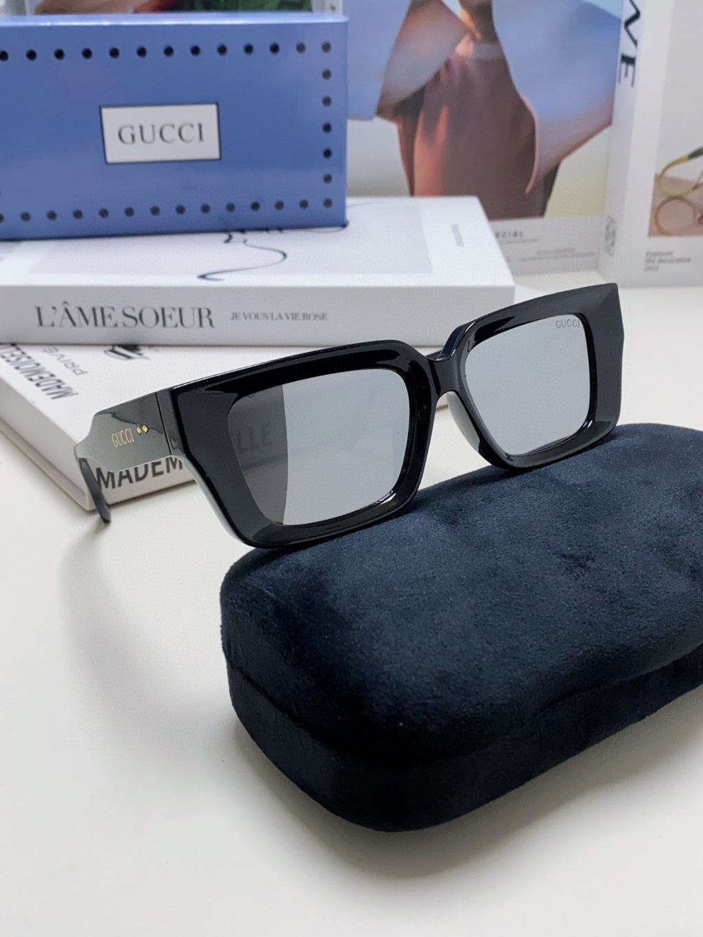 Gucci GG1529S Fashion Silver Lens Sunglasses for Men & Women - 493344 - detail image 7