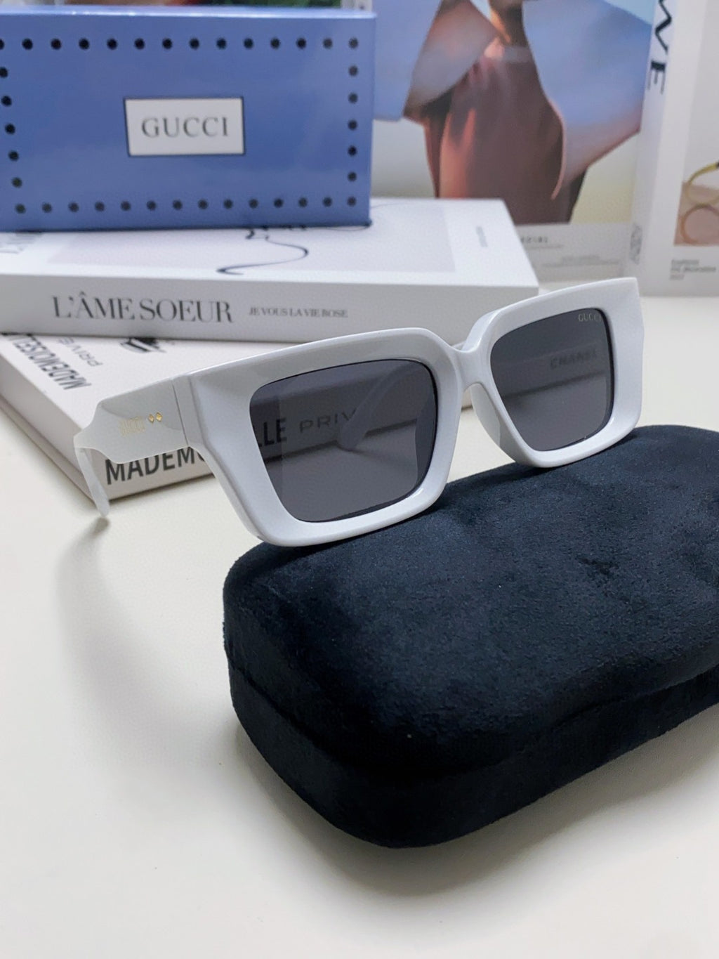 Gucci GG1529S Fashion Silver Lens Sunglasses for Men & Women - 493345 - detail image 7